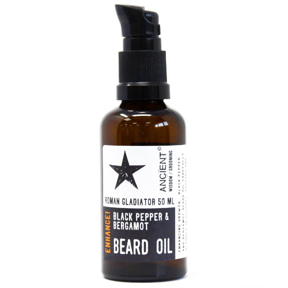 ancient wisdom 50ml Beard Oil - Roman Gladiator - Enhance