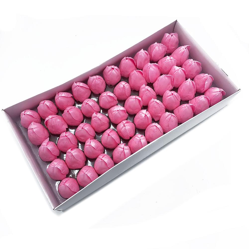 ancient wisdom 50x Craft Soap Flower - Med Tulip - Pink