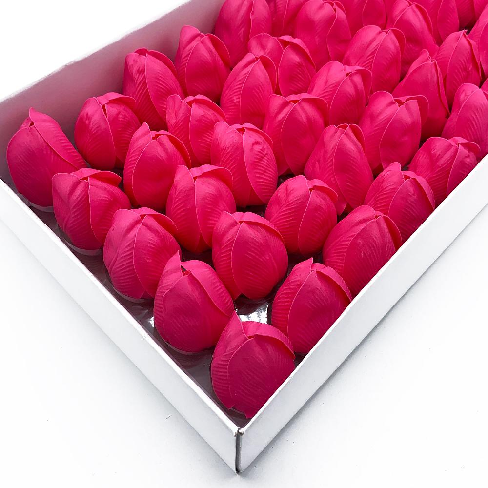 Ancient Wisdom 50x Craft Soap Flower - Med Tulip - Rose