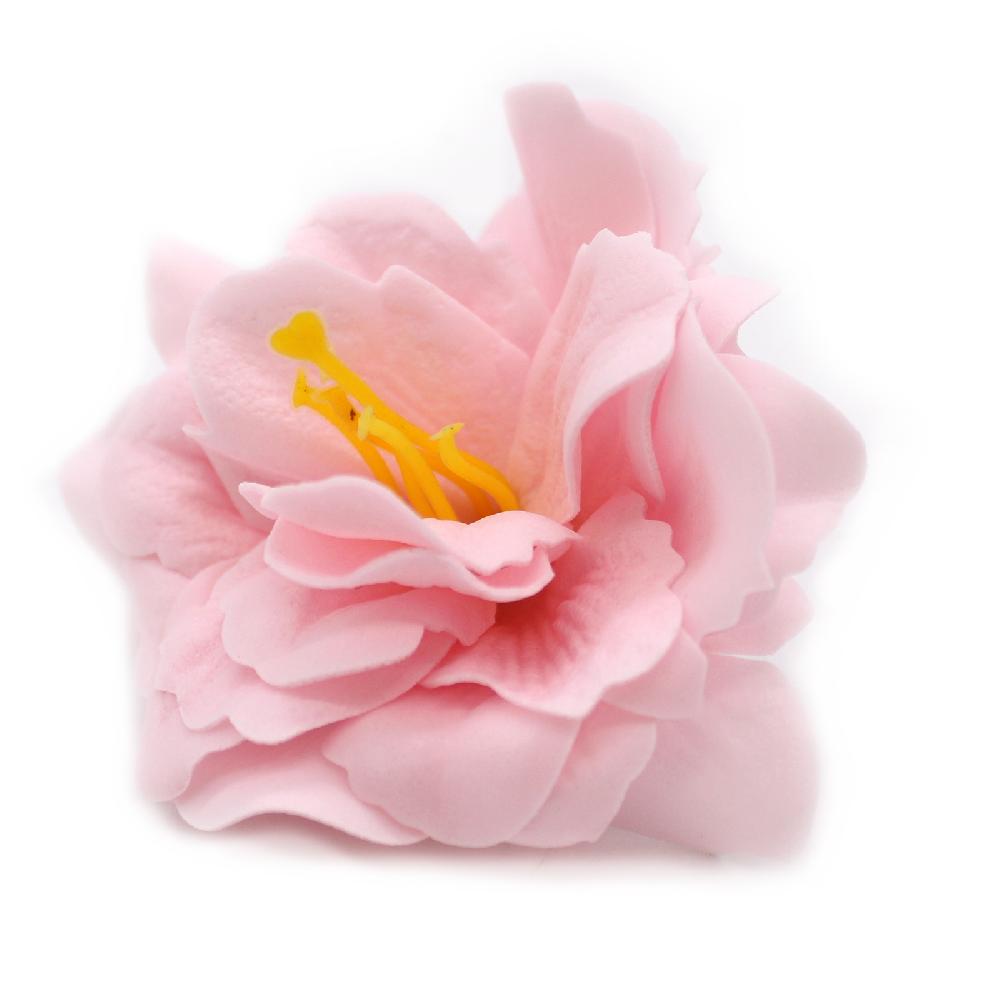 Ancient Wisdom 50x Craft Soap Flower - Small Peony - Pink