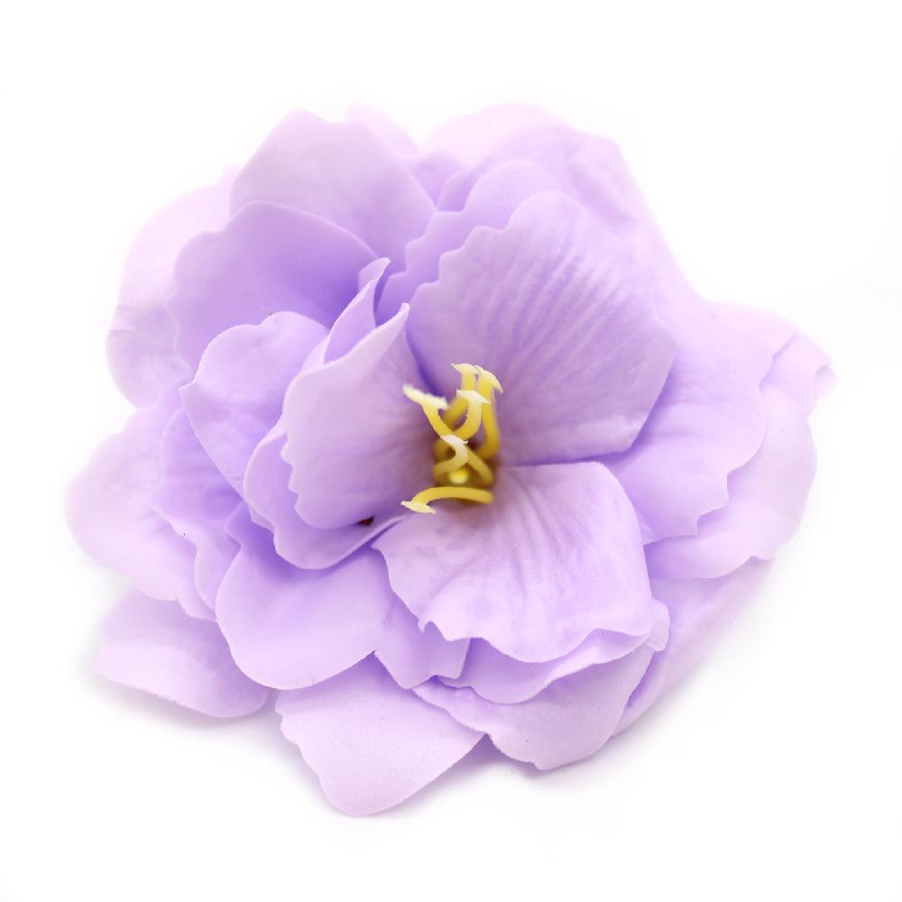 Ancient Wisdom 50x Craft Soap Flower - Small Peony - Purple