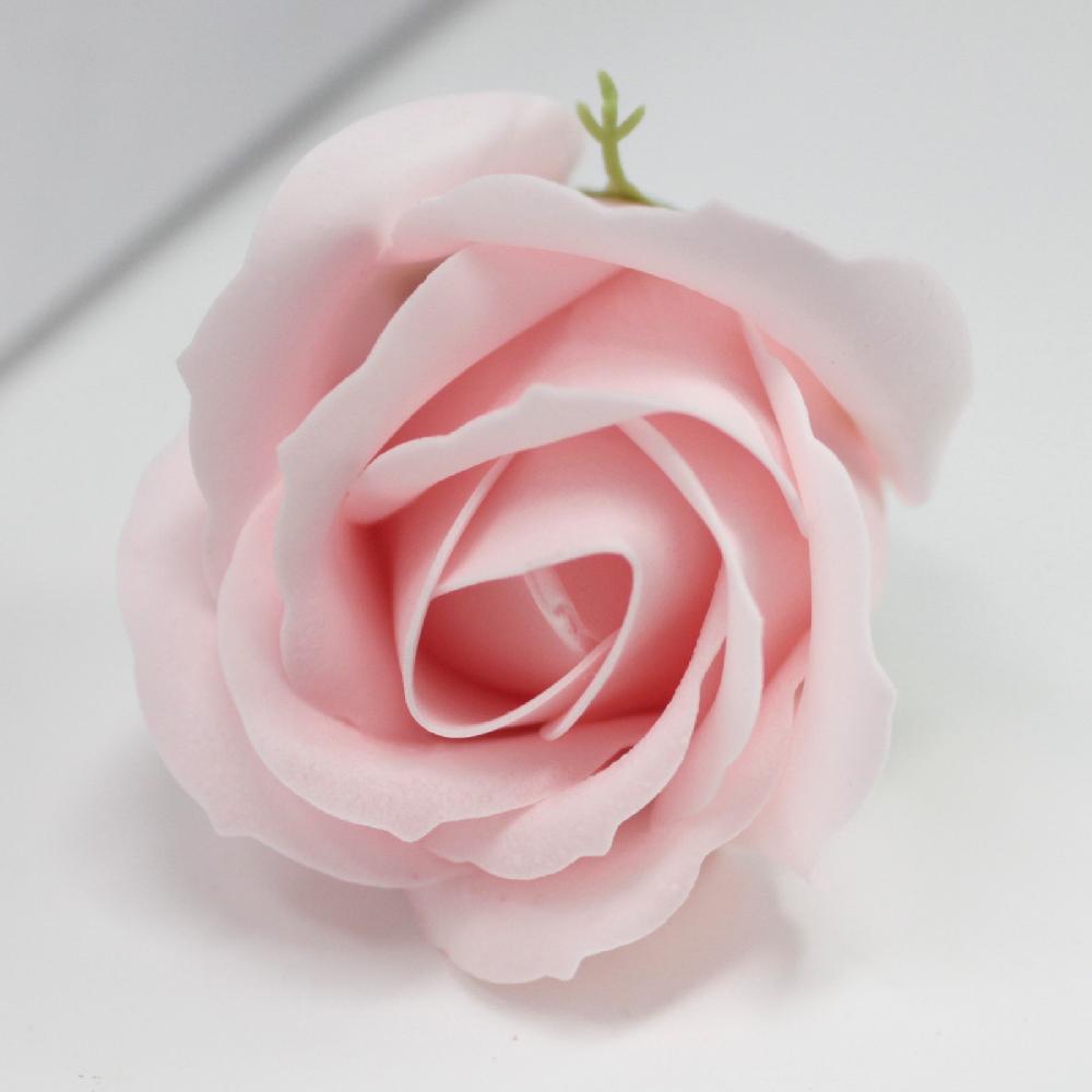 Ancient Wisdom 50x Craft Soap Flowers - Med Rose - Pink
