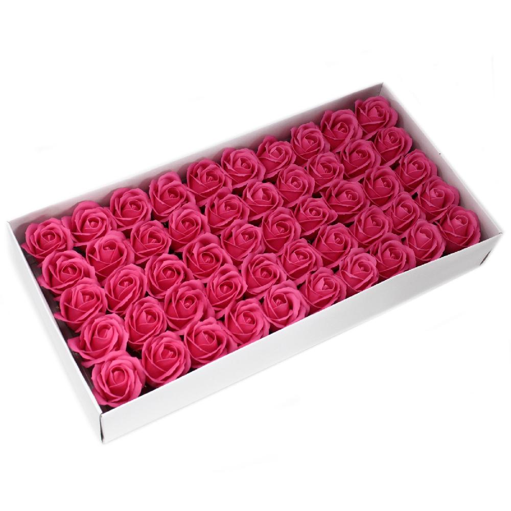 ancient wisdom 50x Craft Soap Flowers - Med Rose - Rose