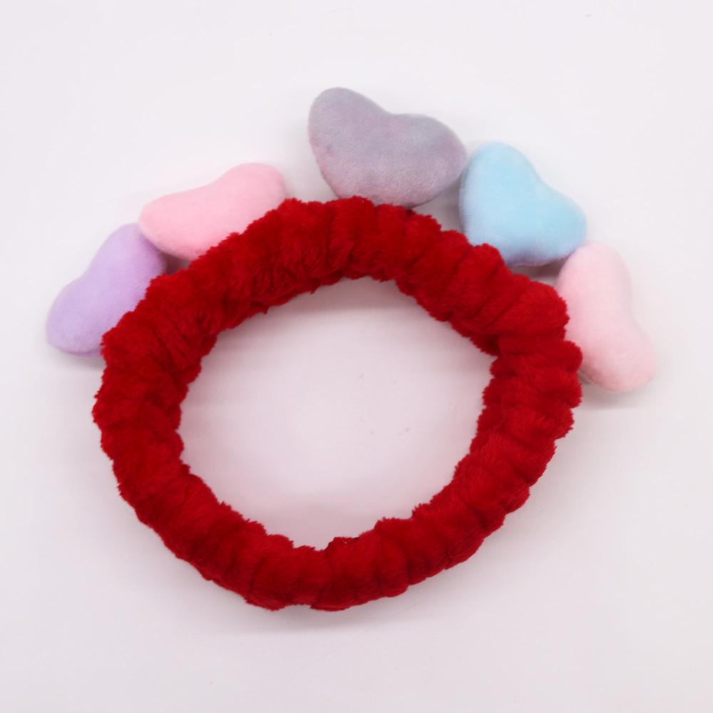 Ancient Wisdom 5x Cute Makeup Headbands - Love & Hearts (assorted)