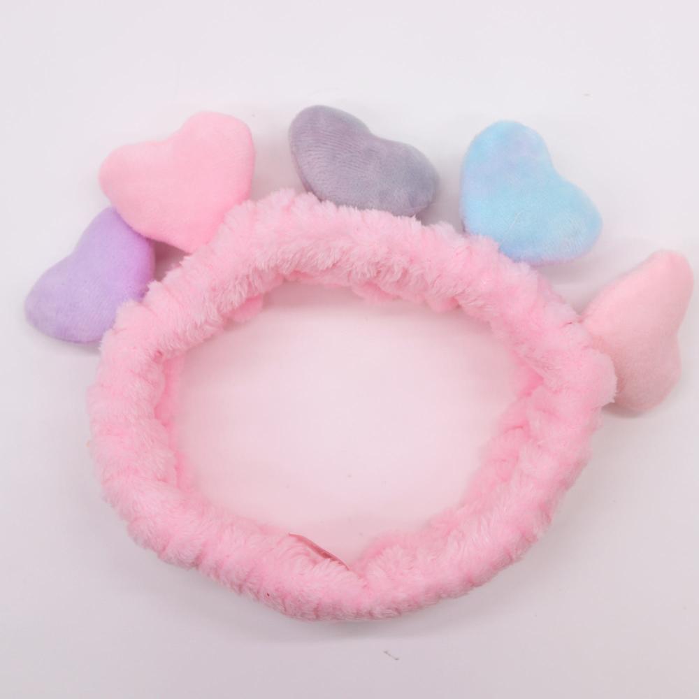 Ancient Wisdom 5x Cute Makeup Headbands - Love & Hearts (assorted)