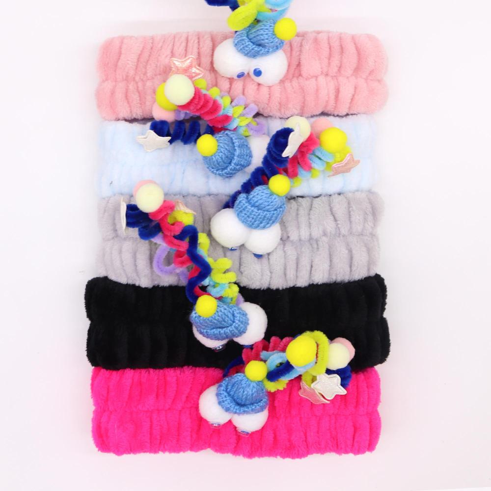 ancient wisdom 5x Cute Makeup Headbands - Party Monsters (assorted)