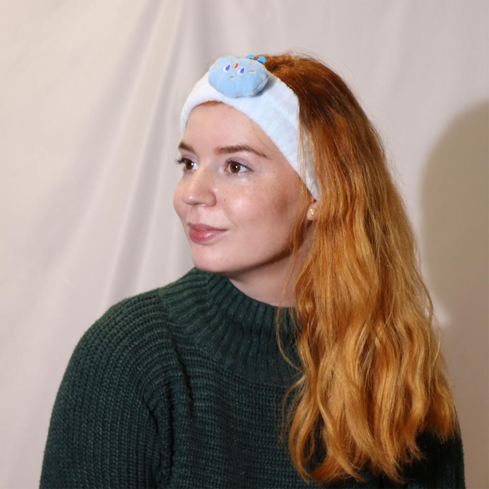 Ancient Wisdom 5x Cute Makeup Headbands - Toast & Friends (assorted)
