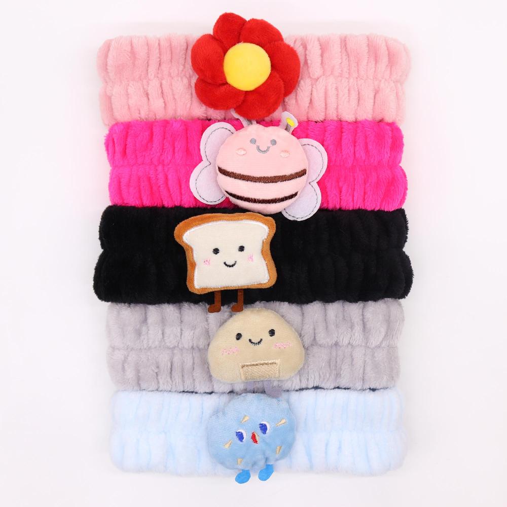 ancient wisdom 5x Cute Makeup Headbands - Toast & Friends (assorted)