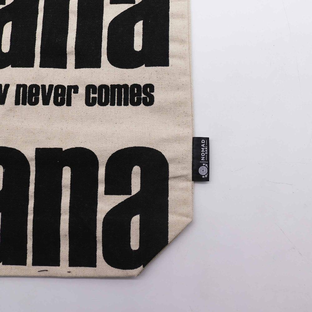 Ancient Wisdom 5x Iconic Classic Tote Bag - Mañana Mañana - Natural 10oz (36x43x10cm)