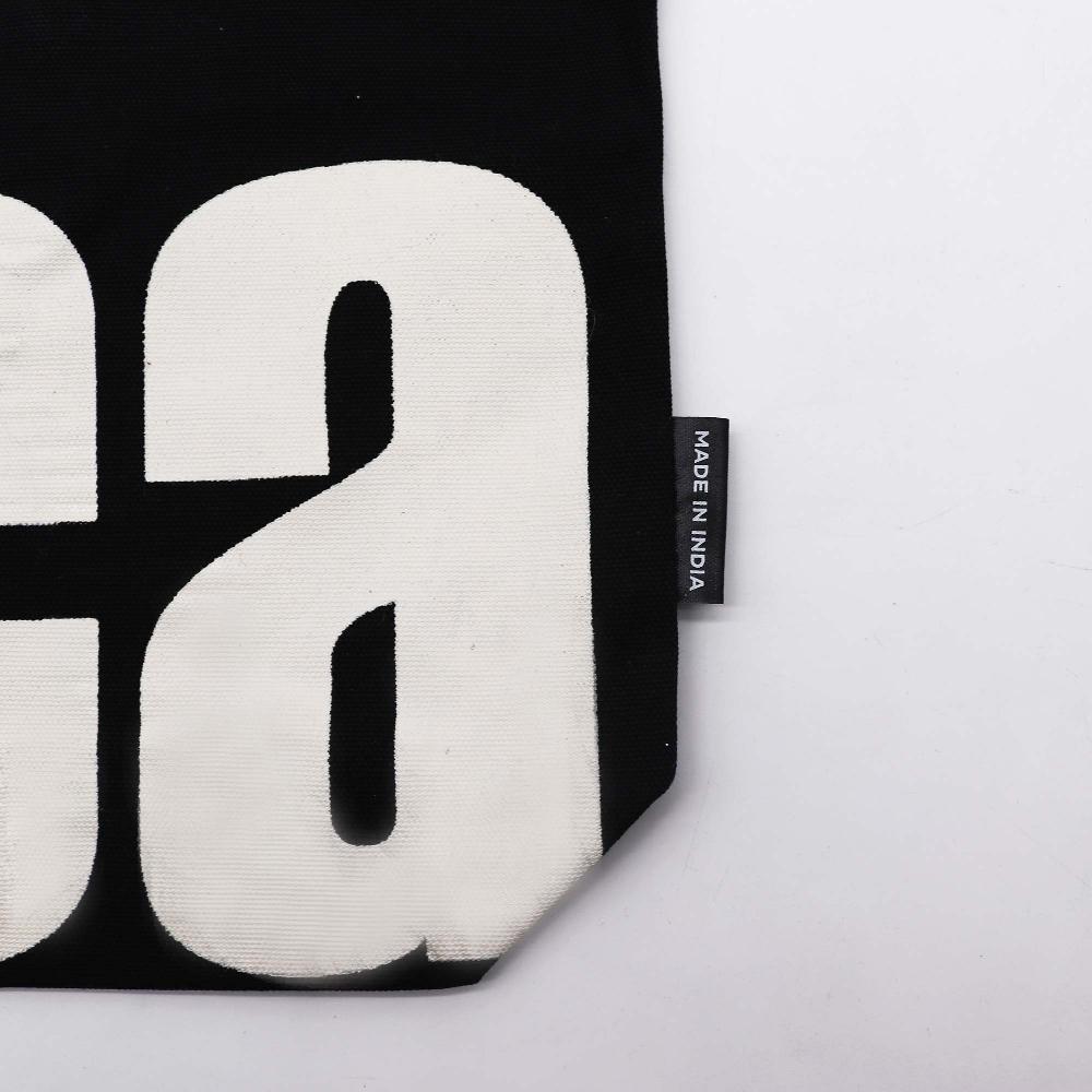 Ancient Wisdom 5x Iconic Classic Tote Bag - Mi Vida Loca - Black Natural 10oz (36x43x10cm)