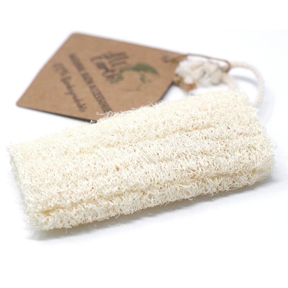 Ancient Wisdom 5x Natural Loofah Scrub On Rope - 5" - 12.7 Cm