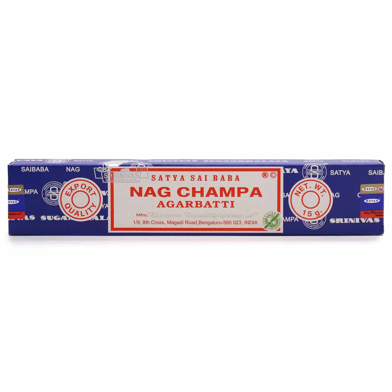 Ancient Wisdom 600x Nag Champa 15g (Full Carton - 50 Boxes Of 12)