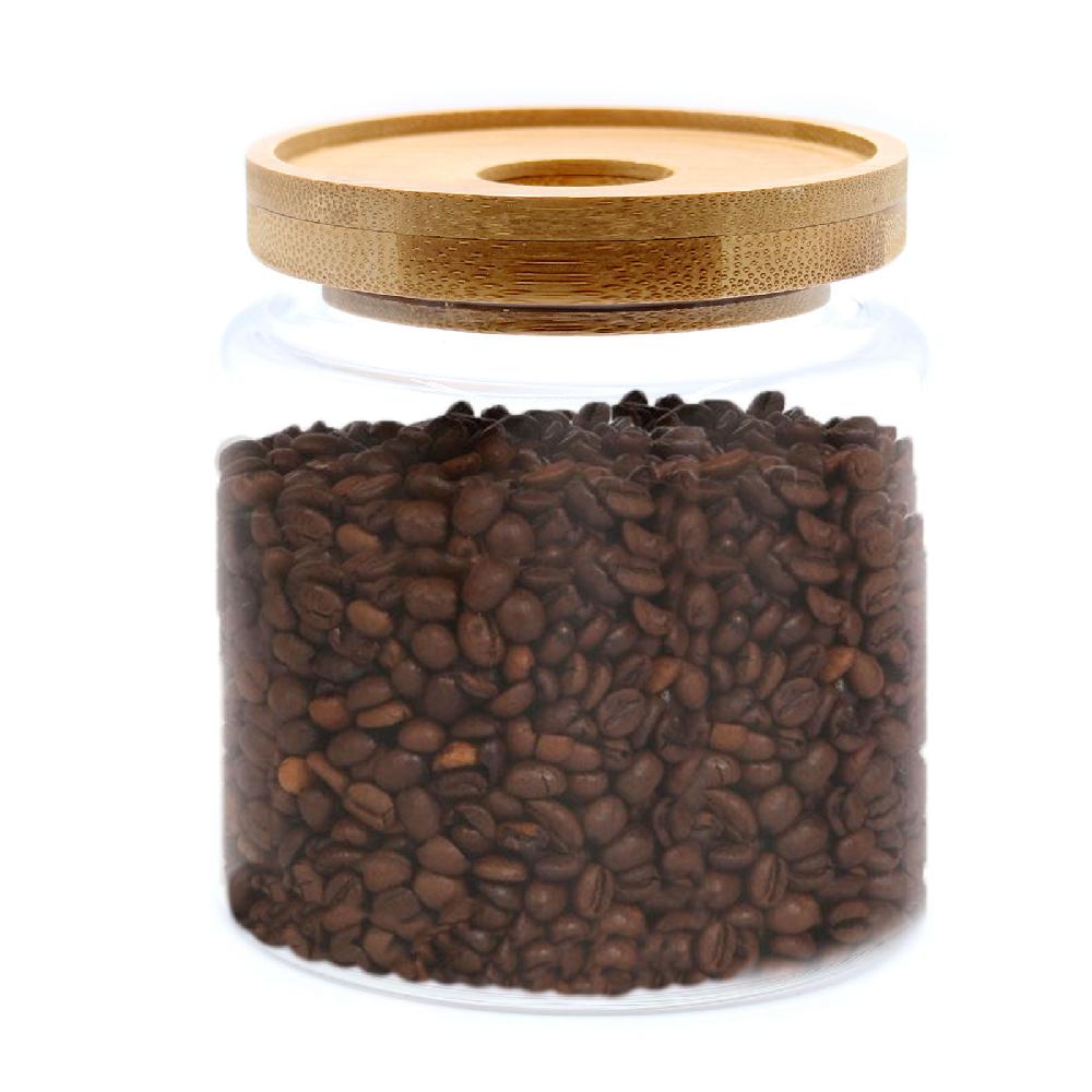 Ancient Wisdom 60x Full Carton Cottage Bamboo Glass Jar - 10cm