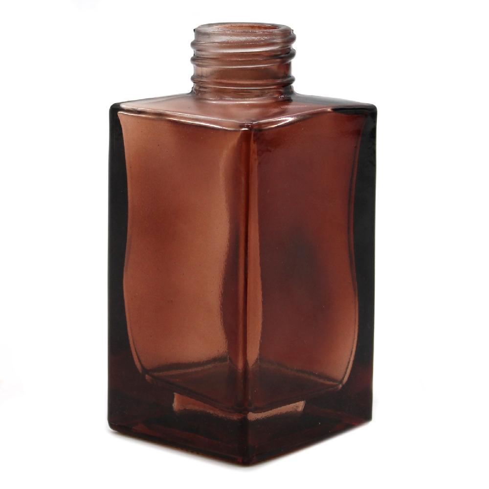Ancient Wisdom 6x 100 Ml Square Long Reed Diffuser Bottle - Amber