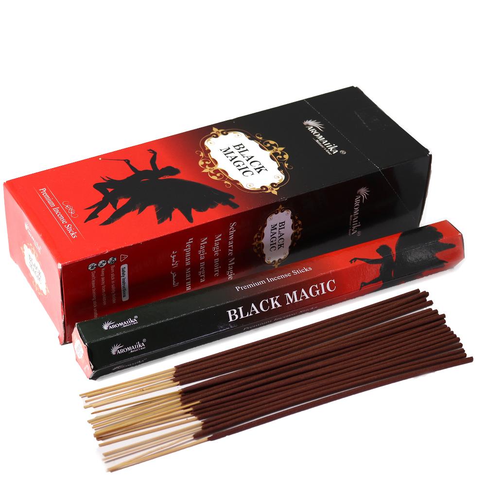 ancient wisdom 6x Aromatika Charcoal Free Hex Incense - Black Magic