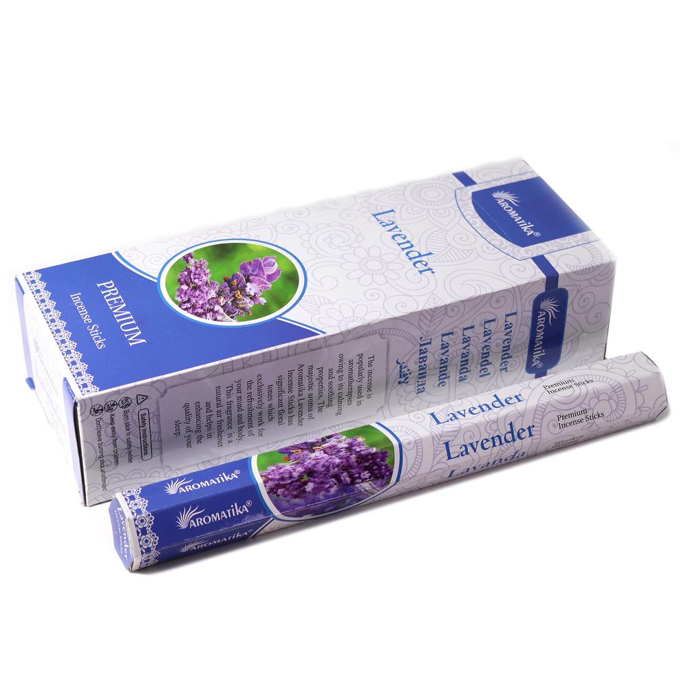 Ancient Wisdom 6x Aromatika Charcoal Free Hex Incense - Lavender