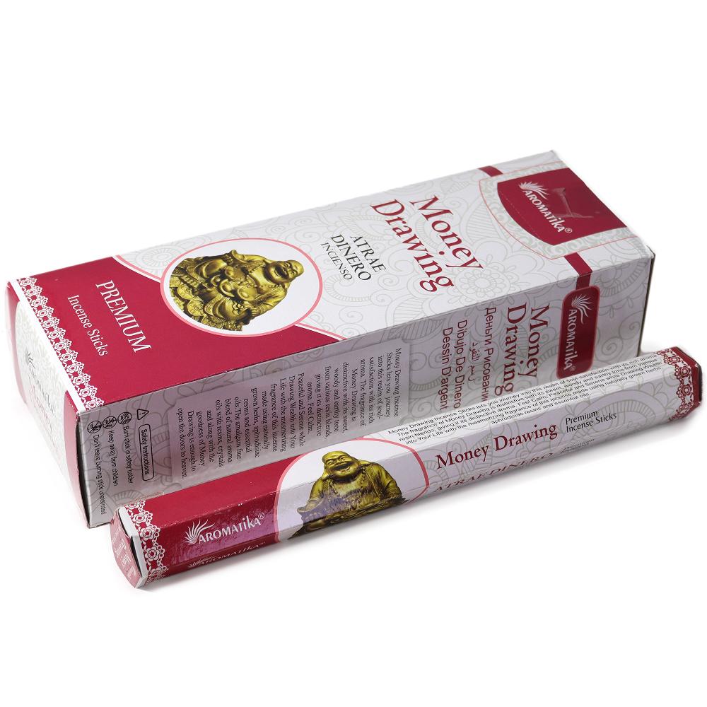 Ancient Wisdom 6x Aromatika Charcoal Free Hex Incense - Money Drawing