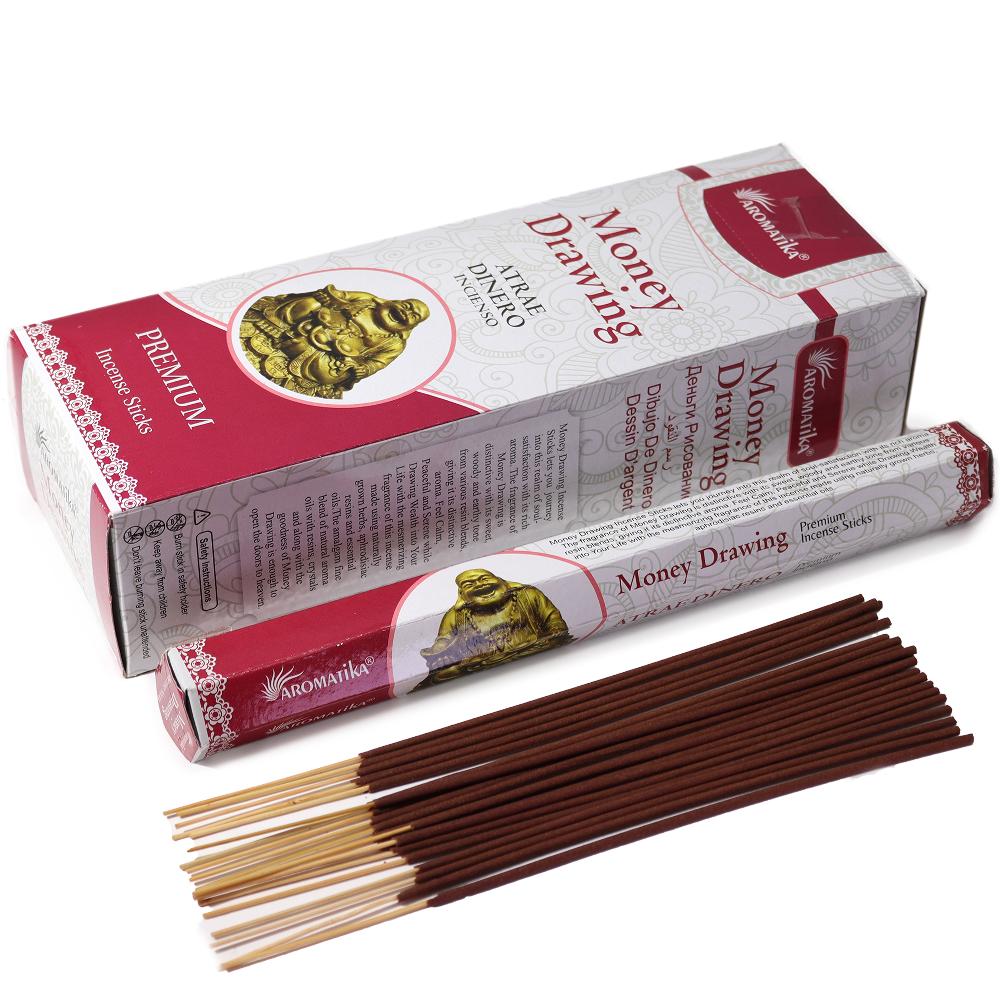 ancient wisdom 6x Aromatika Charcoal Free Hex Incense - Money Drawing