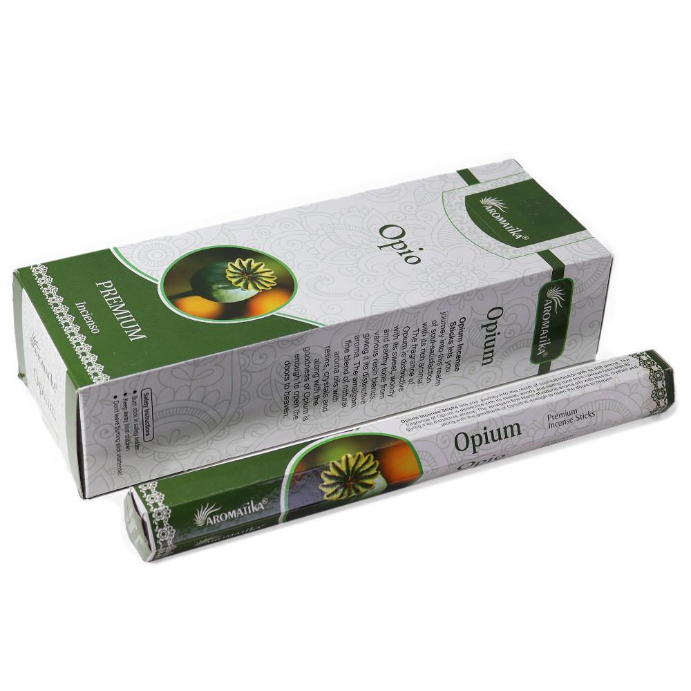 Ancient Wisdom 6x Aromatika Charcoal Free Hex Incense - Opium