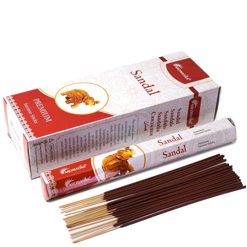 ancient wisdom 6x Aromatika Charcoal Free Hex Incense - Sandal