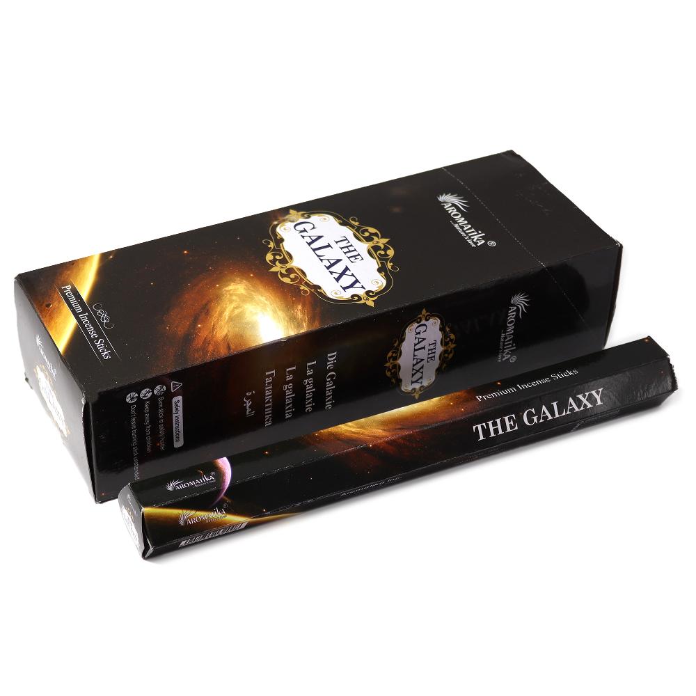 Ancient Wisdom 6x Aromatika Charcoal Free Hex Incense - The Galaxy
