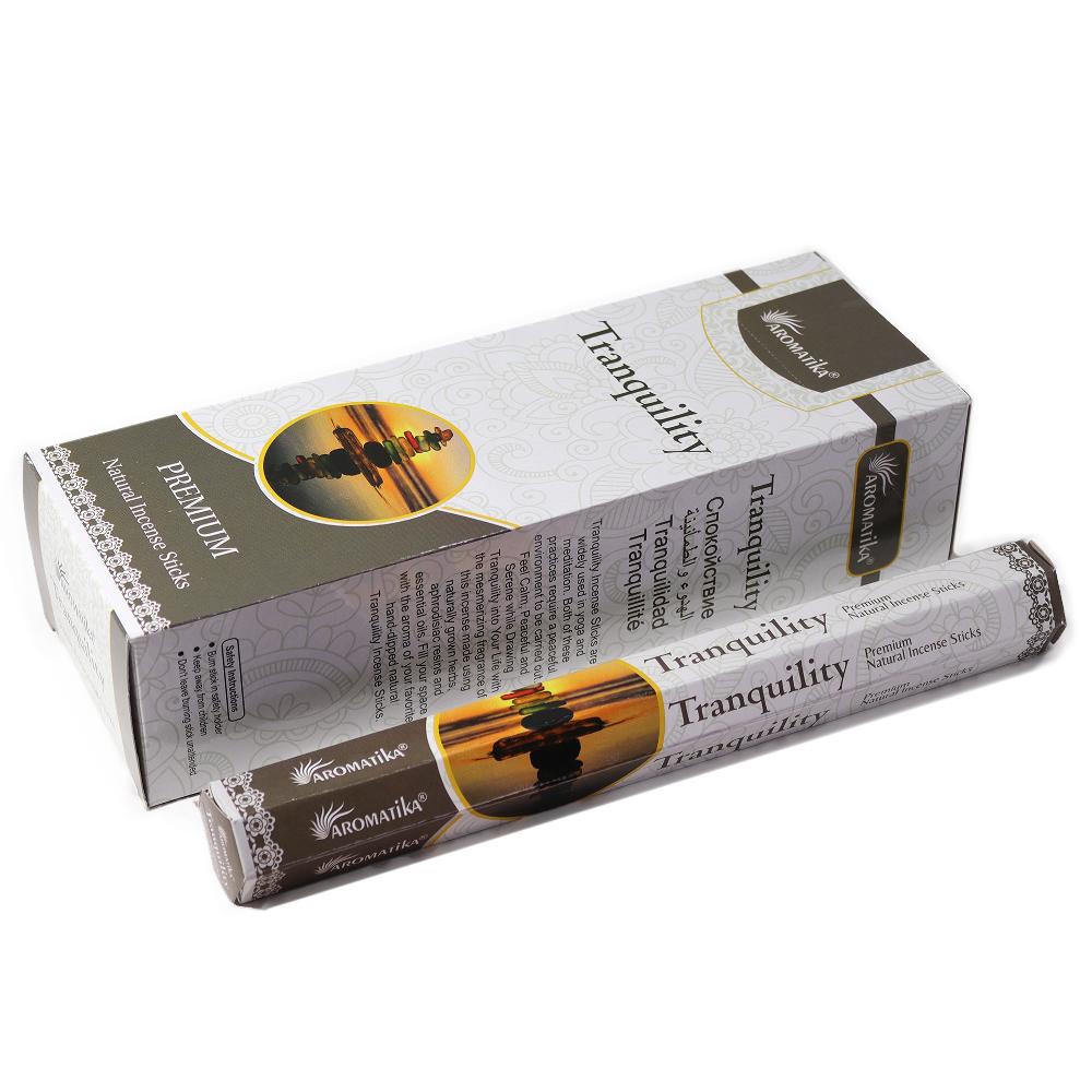 Ancient Wisdom 6x Aromatika Charcoal Free Hex Incense - Tranquility