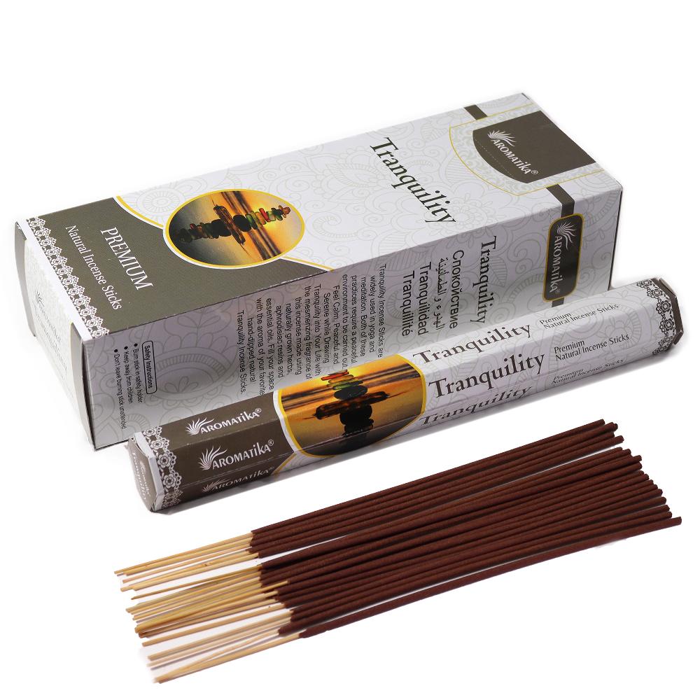 ancient wisdom 6x Aromatika Charcoal Free Hex Incense - Tranquility