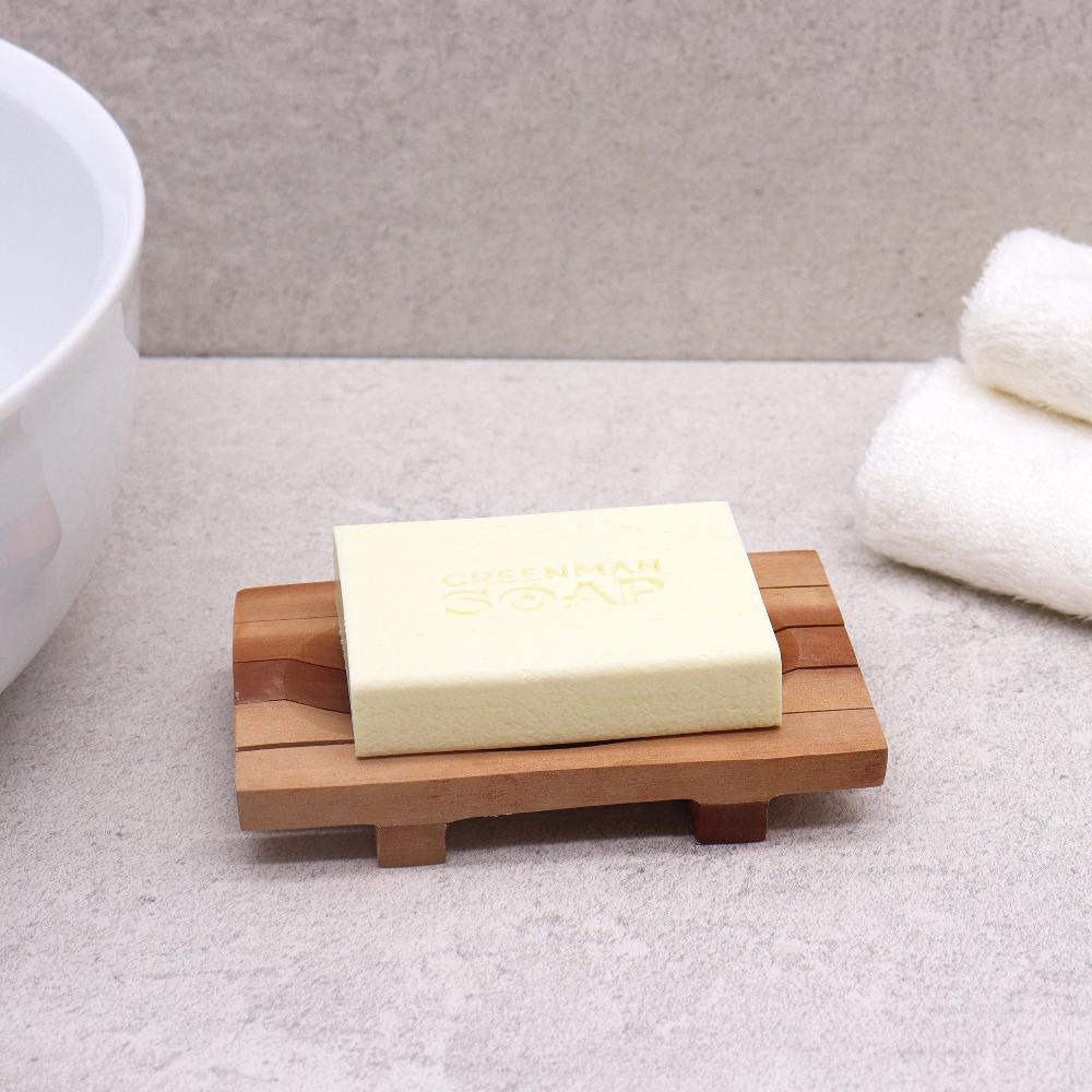 Ancient Wisdom 6x Classic Naseberry Soap Dish - Grid Drainer
