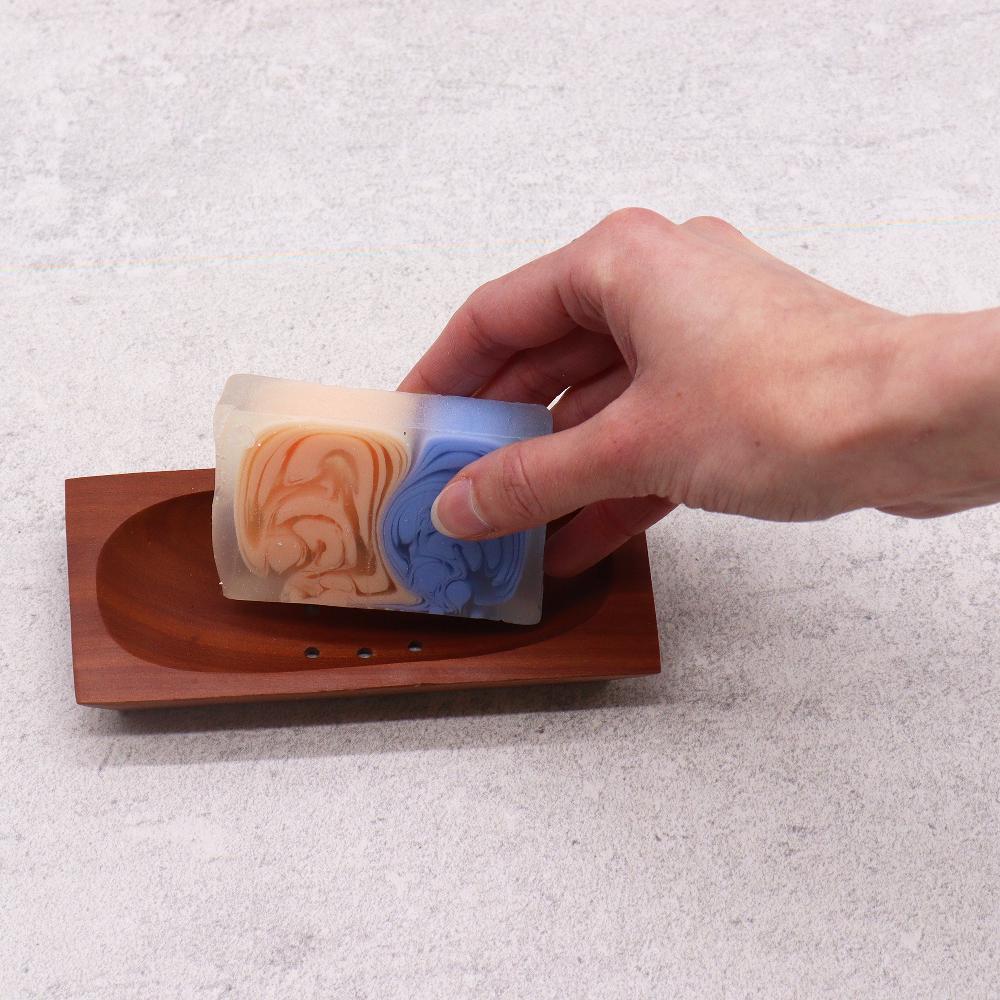 Ancient Wisdom 6x Classic Naseberry Soap Dish - Rectangle