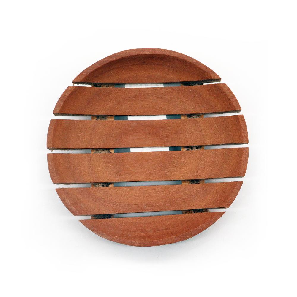 Ancient Wisdom 6x Classic Naseberry Soap Dish - Round