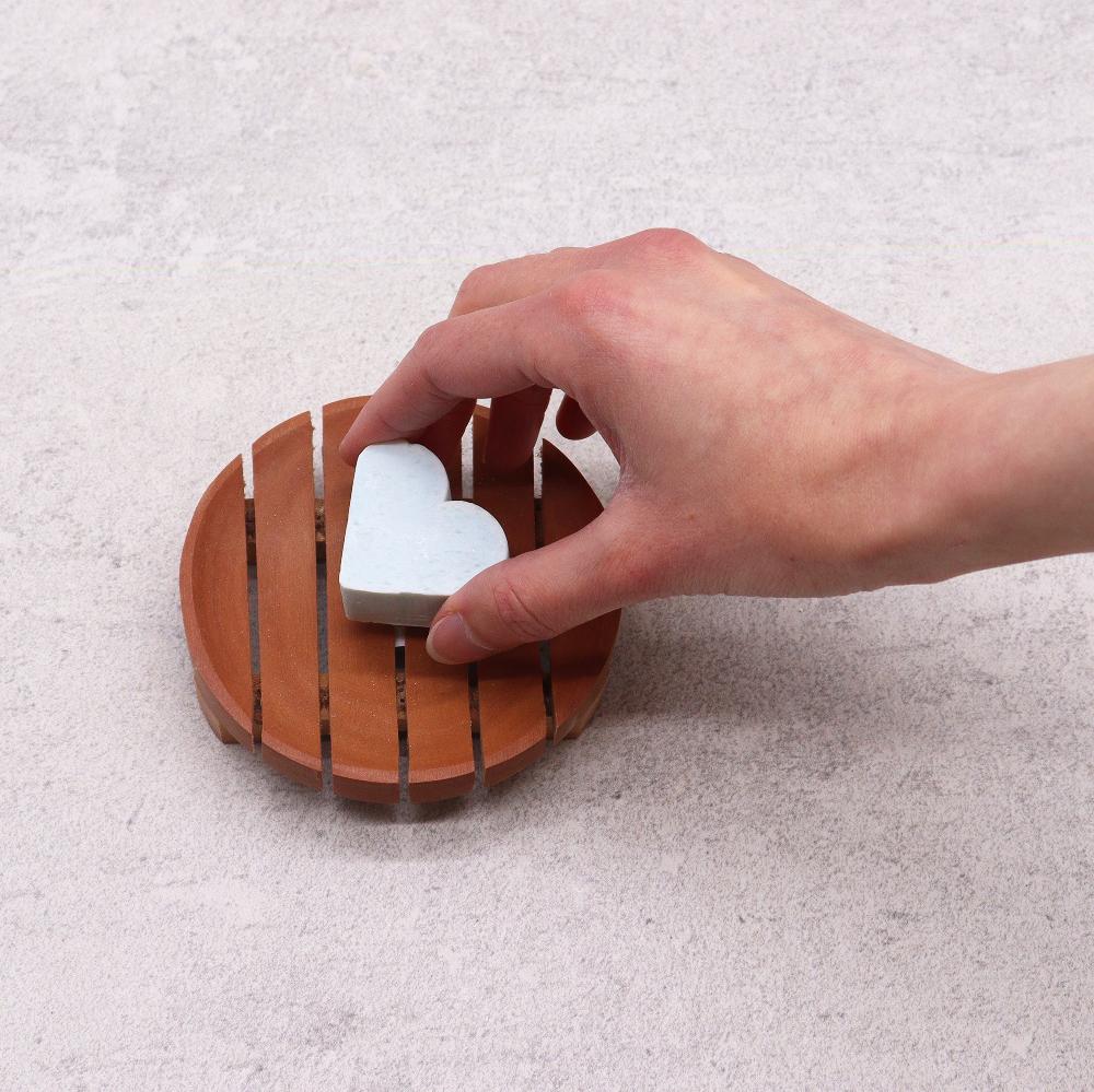 Ancient Wisdom 6x Classic Naseberry Soap Dish - Round