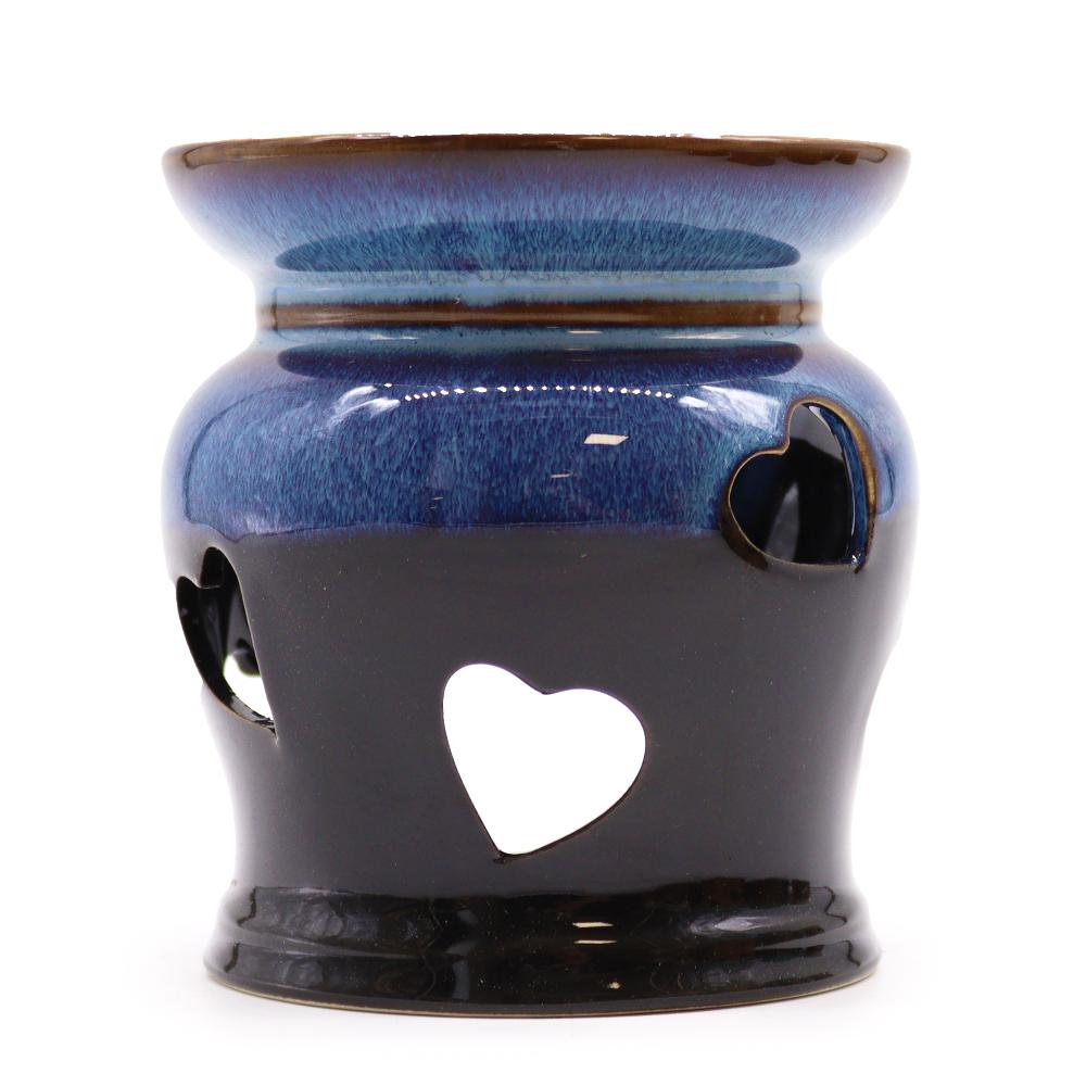 Ancient Wisdom 6x Classic Rustic Oil Burner - Heart Cut-out (assorted)