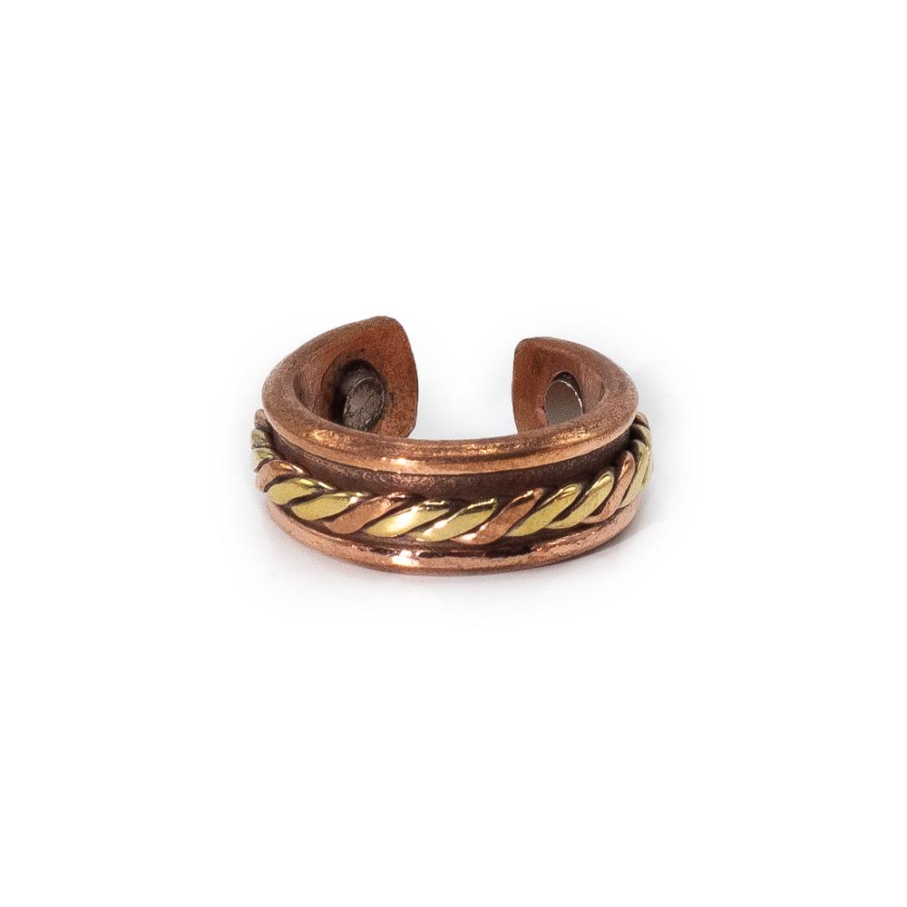 Ancient Wisdom 6x Copper Rings With Magnets - Assorted Designs & Sizes