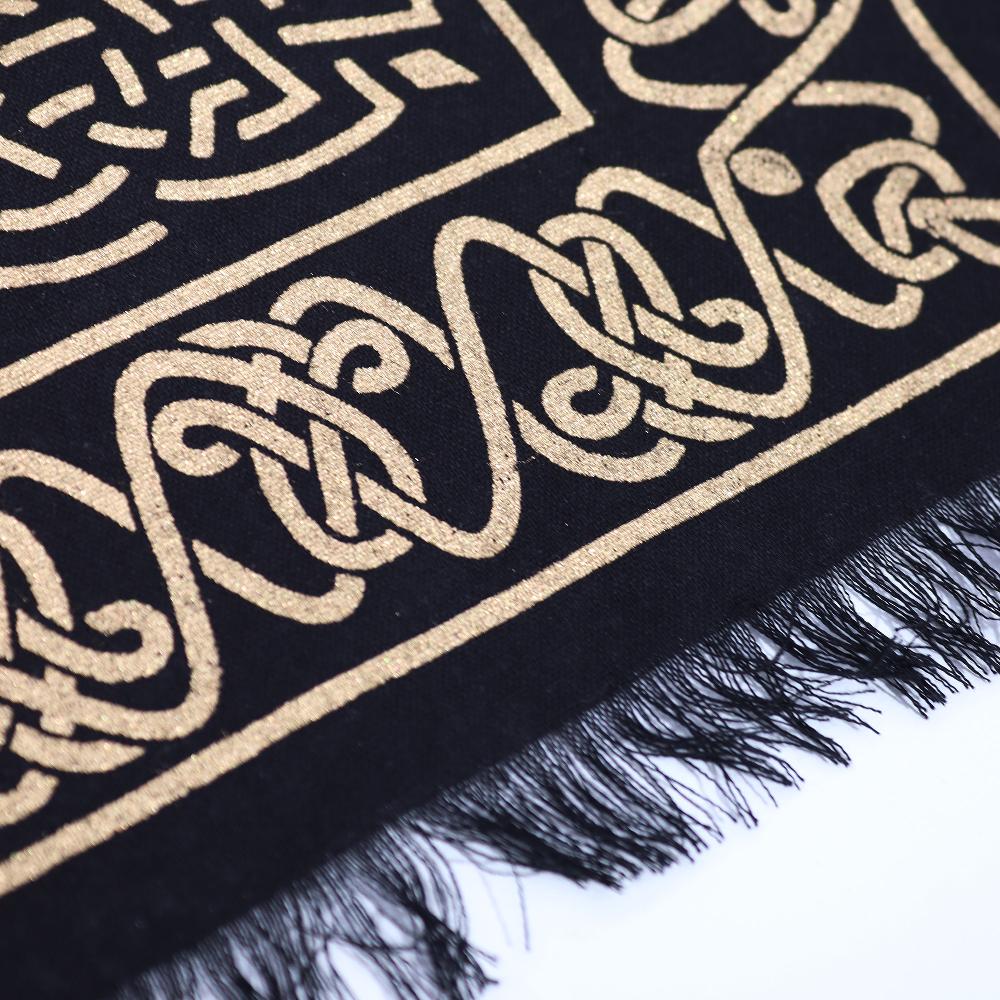 Ancient Wisdom 6x Esoteric Fringed Altar Cloth - Chakra Chart