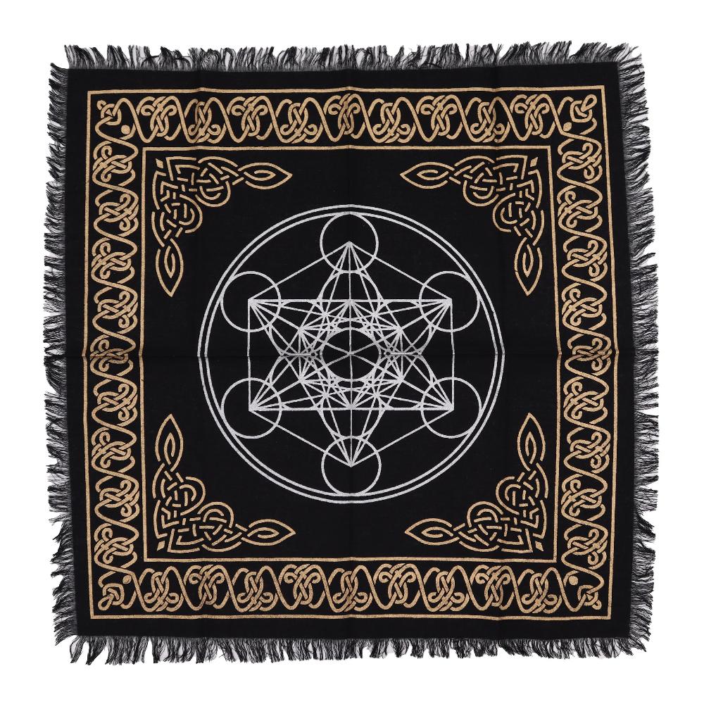ancient wisdom 6x Esoteric Fringed Altar Cloth - Chakra Chart
