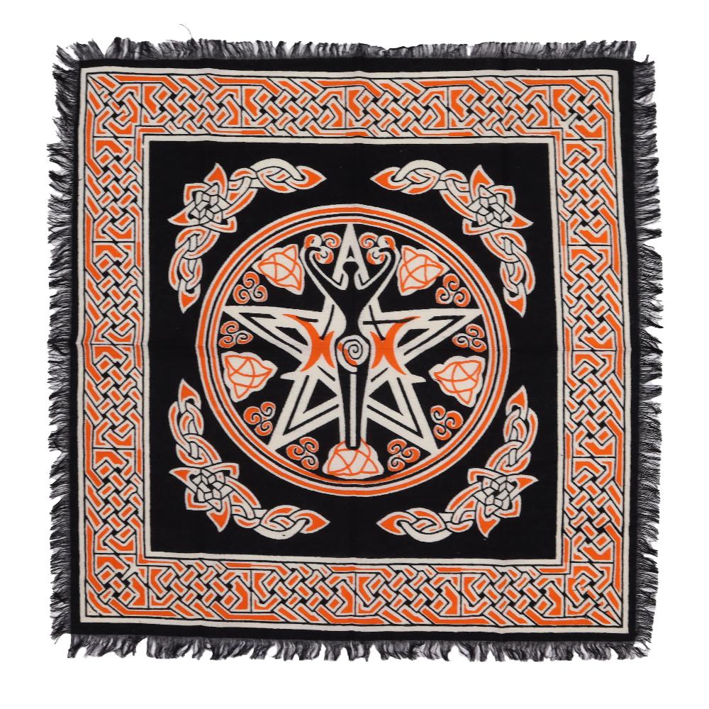 ancient wisdom 6x Esoteric Fringed Altar Cloth - Earth Mother