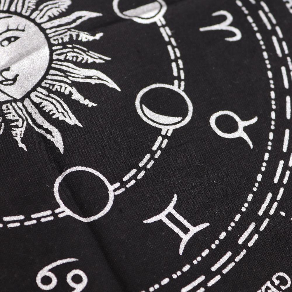 Ancient Wisdom 6x Esoteric Fringed Altar Cloth - Horoscope