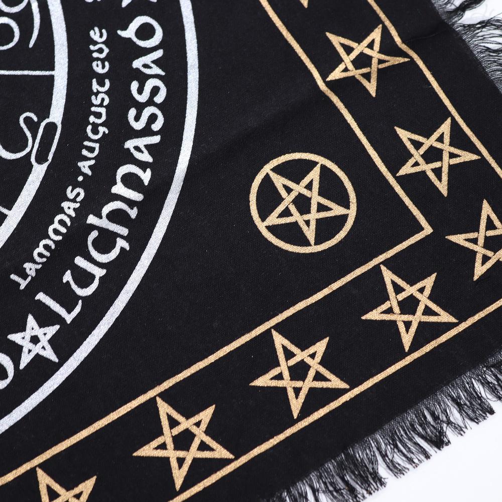 Ancient Wisdom 6x Esoteric Fringed Altar Cloth - Life Death Rebirth
