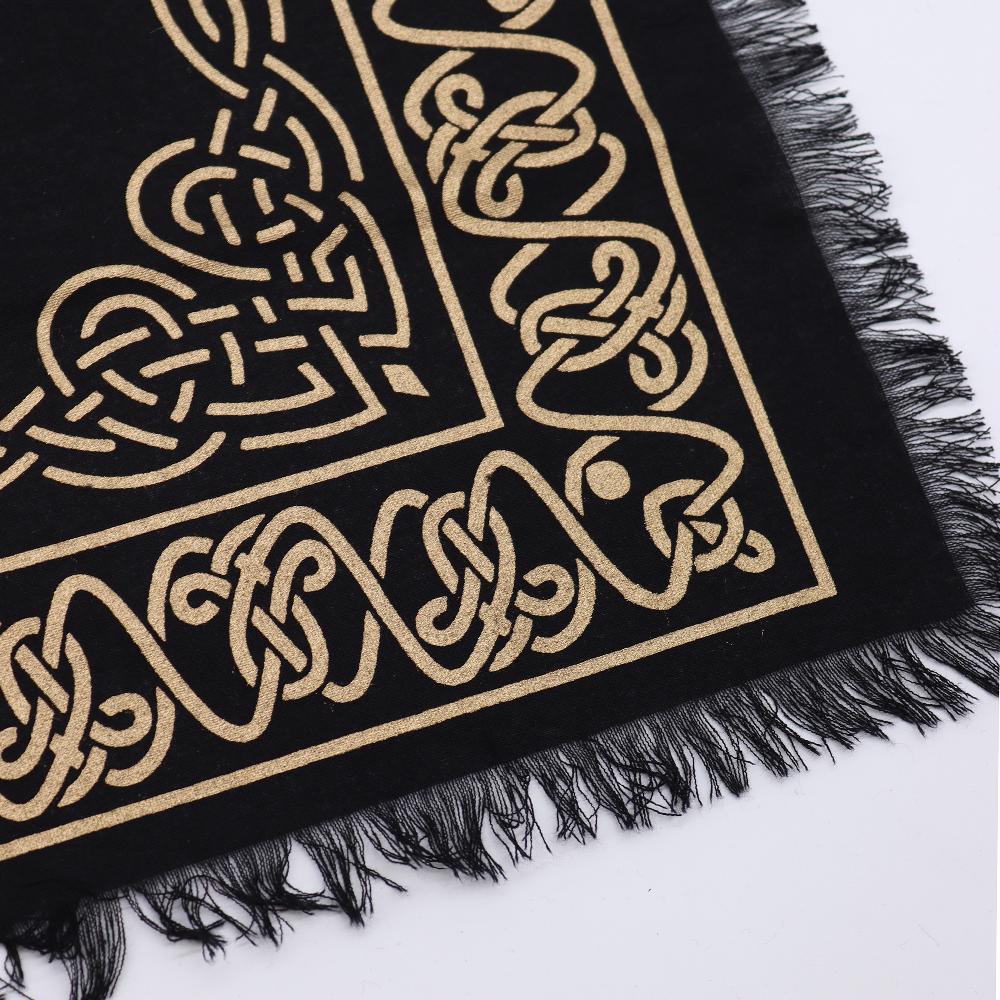 Ancient Wisdom 6x Esoteric Fringed Altar Cloth - Pentagon