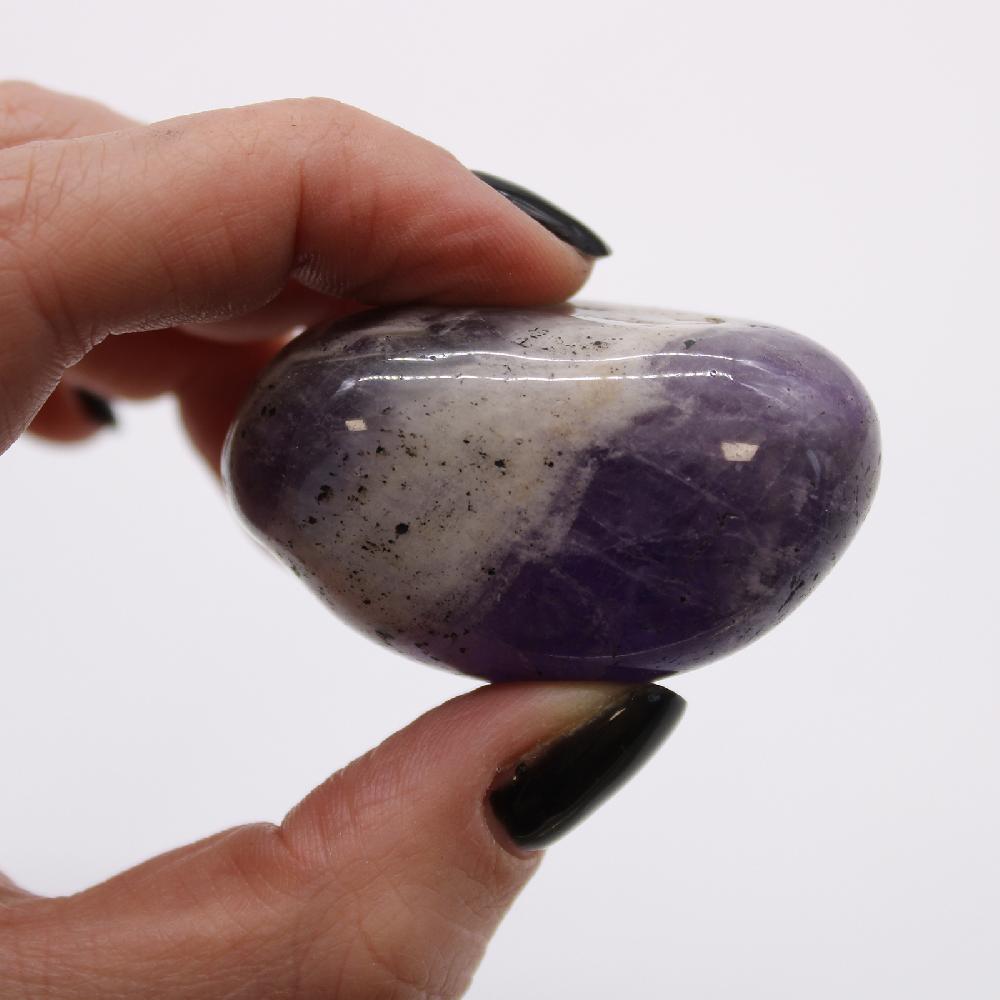 Ancient Wisdom 6x Large African Tumble Stone - Amethyst