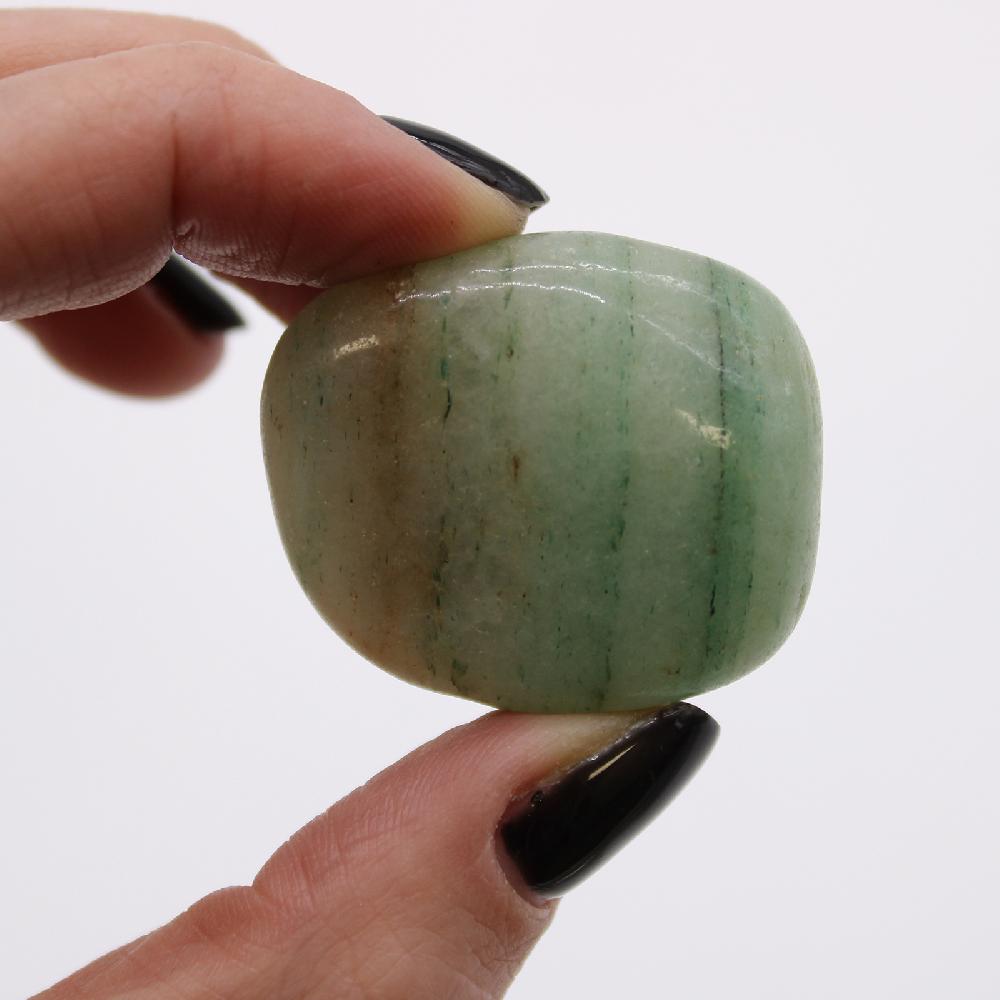 Ancient Wisdom 6x Large African Tumble Stone - Aventurine