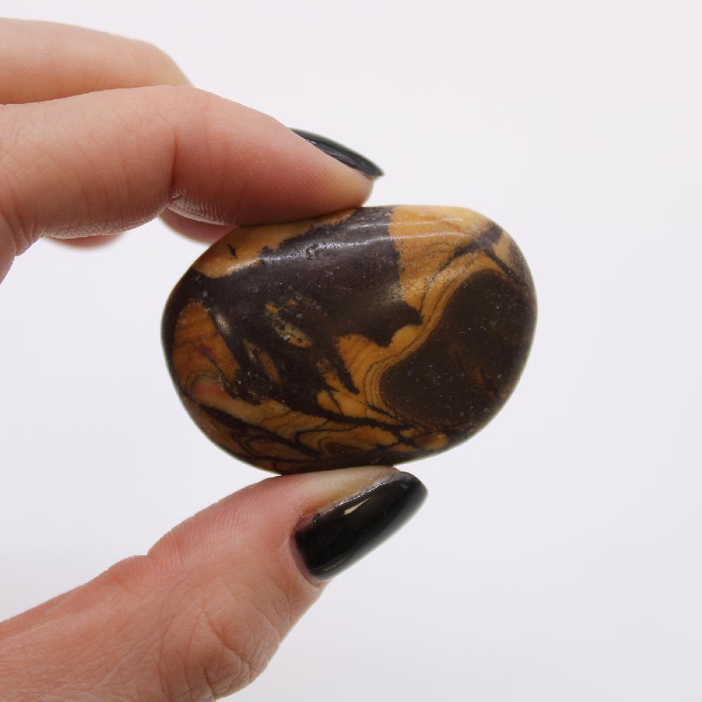 Ancient Wisdom 6x Large African Tumble Stone - Picture Nguni