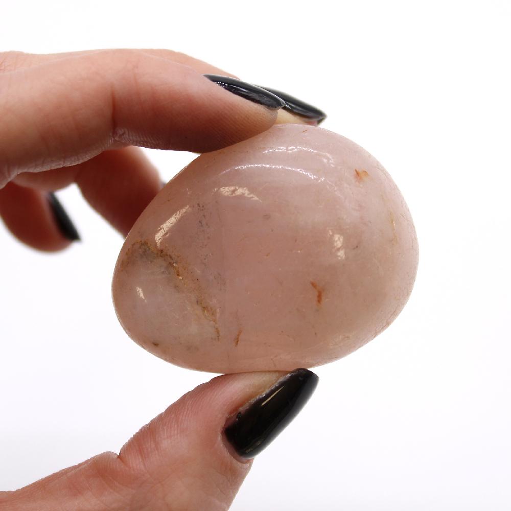 Ancient Wisdom 6x Large African Tumble Stone - Rose Quartz