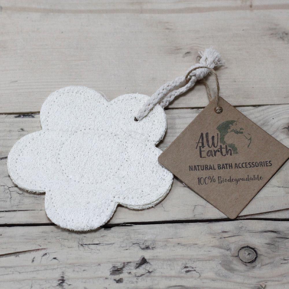 ancient wisdom 6x Natural Loofah Body Scrubs - Flower