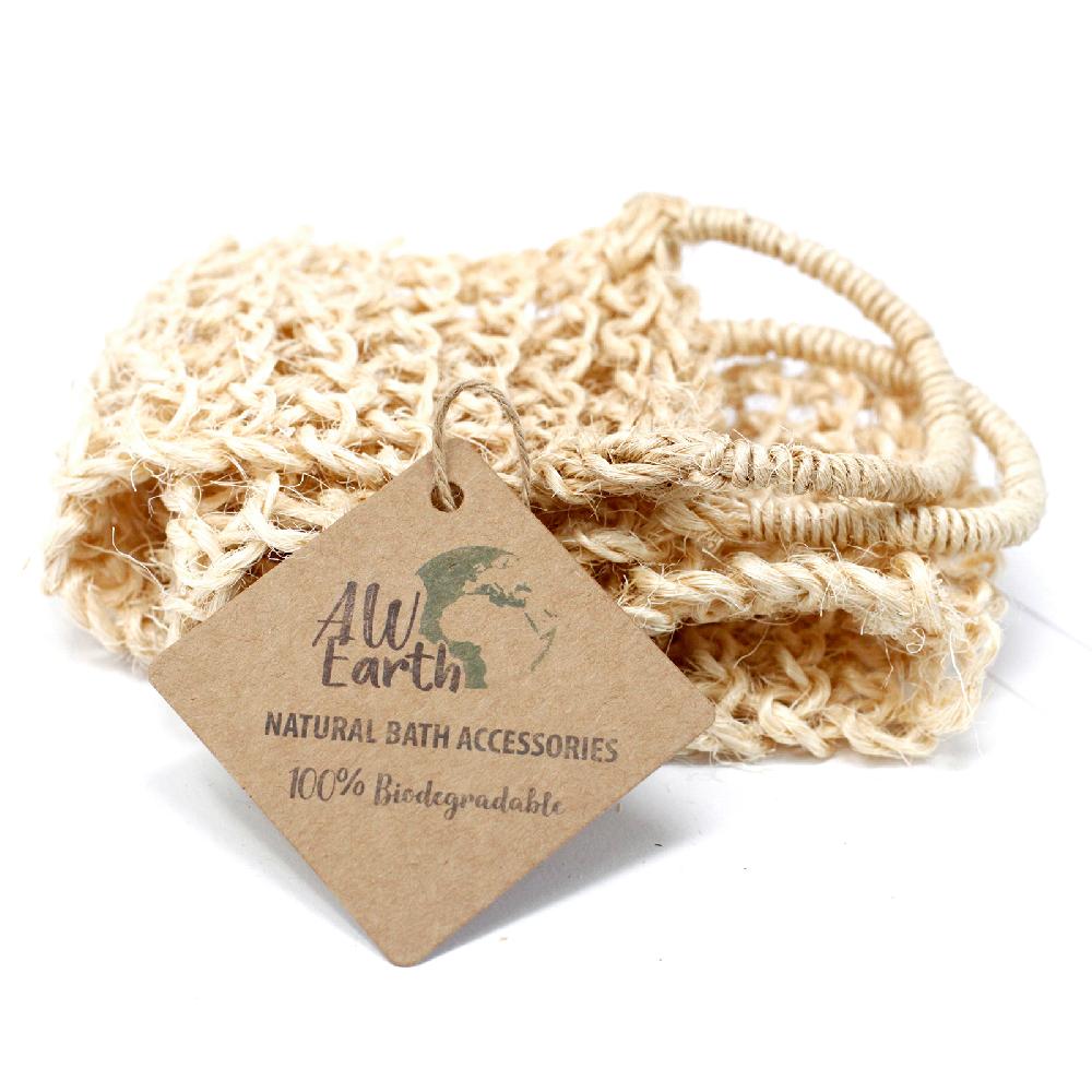 Ancient Wisdom 6x Sisal Sponge And Scrub - Exfoliating Back Scrub