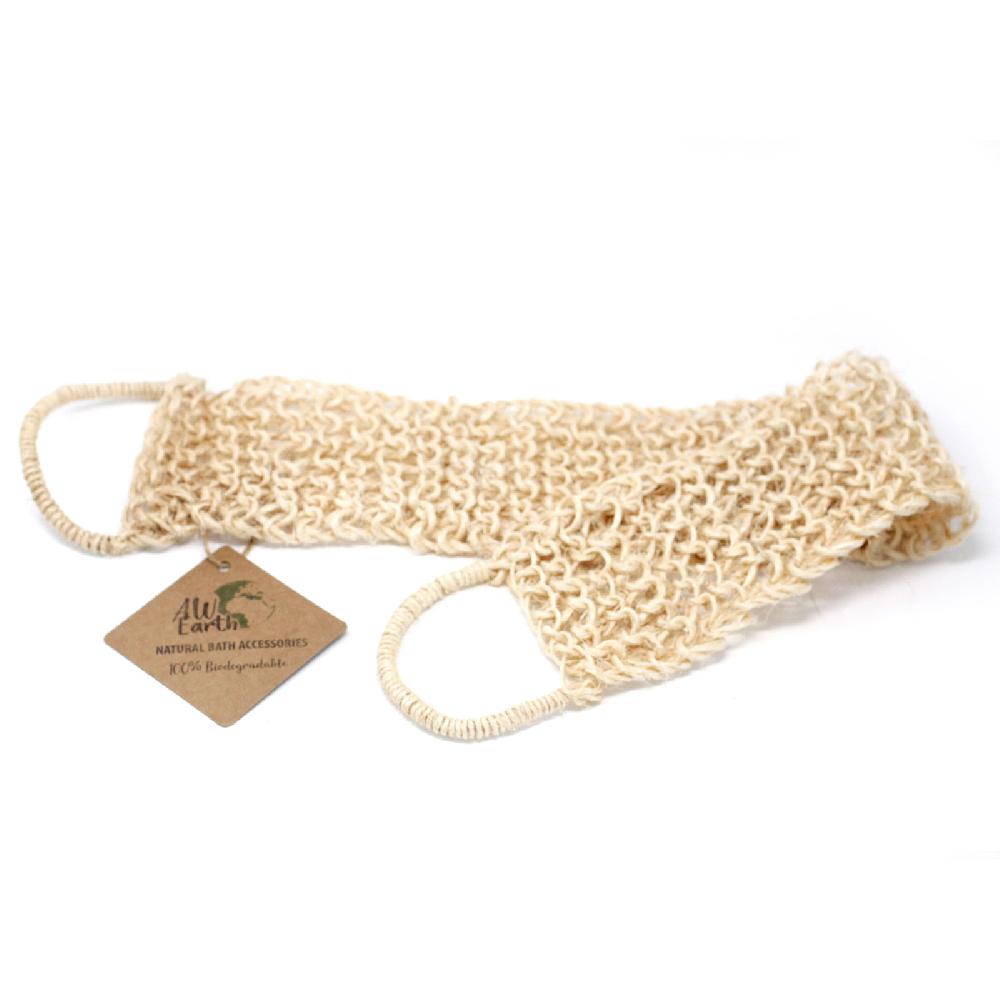 Ancient Wisdom 6x Sisal Sponge And Scrub - Exfoliating Back Scrub