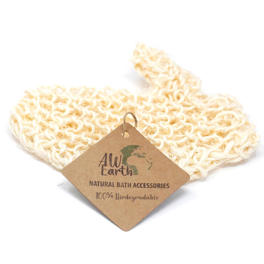 Ancient Wisdom 6x Sisal Sponge And Scrub - Exfoliating Glove