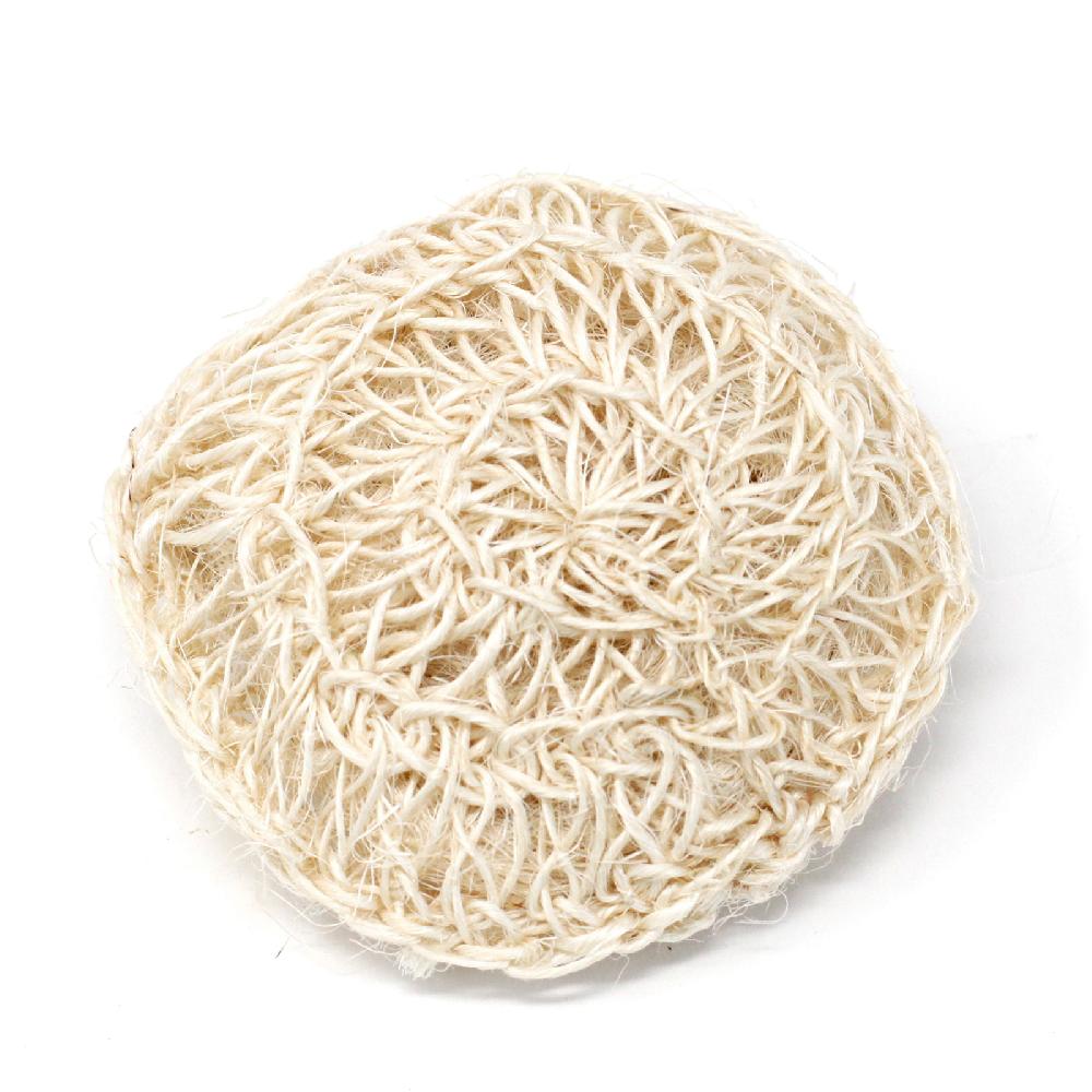 ancient wisdom 6x Sisal Sponge and Scrub - Soft Round Exfoliating Cushion