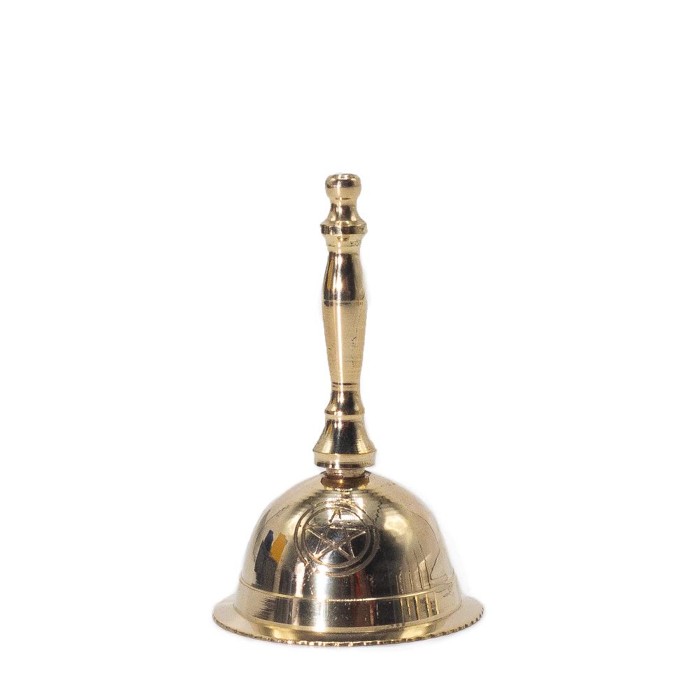 ancient wisdom 6x Small Altar Brass Bell - Penta Moon