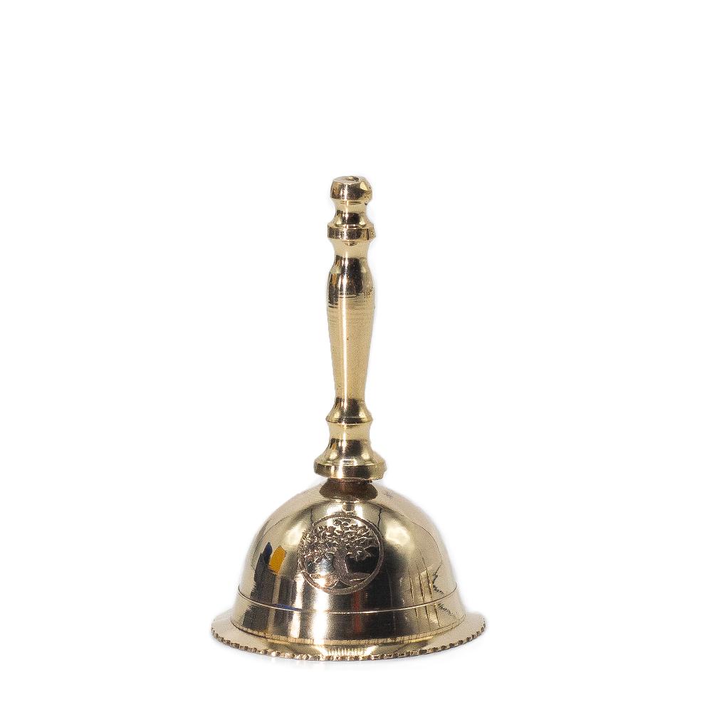 ancient wisdom 6x Small Altar Brass Bell - Tree of Life
